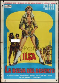 1y0202 ILSA HAREM KEEPER OF THE OIL SHEIKS Italian 1p 1976 art of Dyanne Thorne & near-naked slaves!