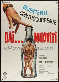 1y0211 MOVE Italian 1p 1970 best Elliott Gould in Coke bottle art, it's got a lot to give & it's kinky!