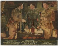 1y1116 JOURNEY'S END LC 1930 James Whale directed, soldier asks Colin Clive if this is luck, rare!