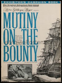 1y0128 MUTINY ON THE BOUNTY pressbook 1962 Marlon Brando & sexy Tarita, directed by Lewis Milestone!