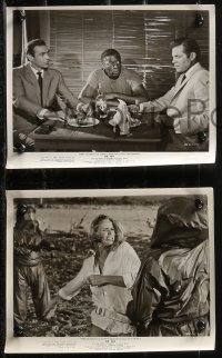 1y1718 DR. NO 3 8x10 stills 1963 fantastic portraits of Sean Connery as James Bond, Ursula Andress!