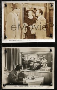 1y1626 EDWARD G. ROBINSON 9 from 7.5x9.25 to 8x10 stills 1940s-1960s the star from a variety of roles!