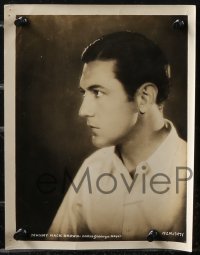 1y1762 JOHNNY MACK BROWN 2 from 8x9.75 to 8x10 stills 1920s wonderful portrait images of the star!