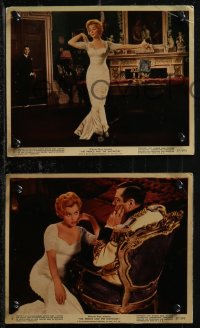 1y1700 PRINCE & THE SHOWGIRL 4 color 8x10 stills 1957 sexiest Marilyn Monroe & Laurence Olivier!