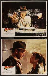 1y1261 RAIDERS OF THE LOST ARK 8 LCs 1981 Harrison Ford, George Lucas & Steven Spielberg classic!