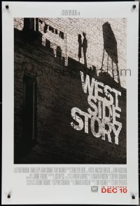 1z0397 WEST SIDE STORY style B advance DS Canadian 1sh 2021 Ansel Elgort, Zegler, cool title design!