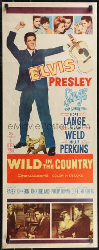 1z1094 WILD IN THE COUNTRY insert 1961 Elvis Presley, Tuesday Weld, rock & roll musical!