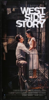 1z0603 WEST SIDE STORY Italian locandina 2021 Ansel Elgort, Rachel Zegler, fire escape!