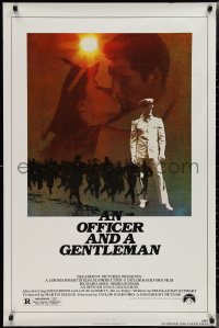 1z1343 OFFICER & A GENTLEMAN 1sh 1982 Richard Gere & Debra Winger in love & in the U.S. Navy!