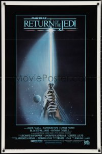 1z1378 RETURN OF THE JEDI int'l 1sh 1983 hands holding lightsaber by Tim Reamer!