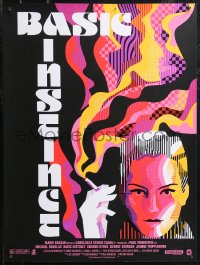 1z0173 BASIC INSTINCT #100/150 18x24 art print 1992 Mondo, art by We Buy Your Kids, Nautilus X!