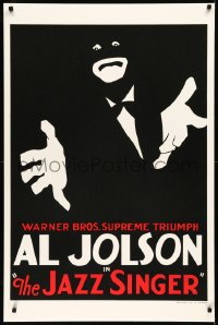 2a0287 JAZZ SINGER S2 poster 2001 William Auerbach-Levy art of Al Jolson in blackface!