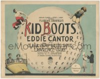 2a0484 KID BOOTS TC 1926 Clara Bow & Eddie Cantor twice each around giant golf ball, very rare!