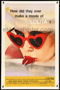 2a0290 LOLITA S2 poster 2002 Stanley Kubrick, art of Sue Lyon with heart sunglasses & lollipop!