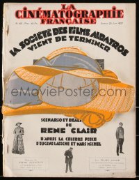 2a0518 LA CINEMATOGRAPHIE FRANCAISE French exhibitor magazine June 25, 1927 Metropolis Bilinsky art