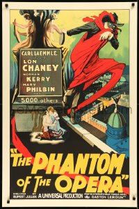 2a0294 PHANTOM OF THE OPERA S2 poster 2000 Gaston Leroux, great artwork of Lon Chaney Sr.!