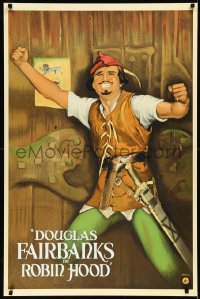 2a0297 ROBIN HOOD S2 poster 2001 cool art of Douglas Fairbanks as Robin Hood!