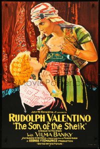 2a0300 SON OF THE SHEIK S2 poster 2000 incredible art of Rudolph Valentino & Vilma Banky!