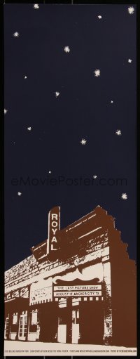 2a0117 LAST PICTURE SHOW #13/55 10x26 art print 2005 Mondo, Decoder Ring Design Concern, Alamo!