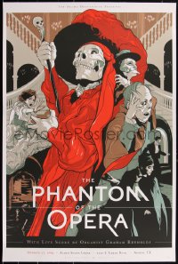 2a0151 PHANTOM OF THE OPERA #23/75 24x36 art print 2009 Mondo, Martin Ansin, Alamo, regular ed.!