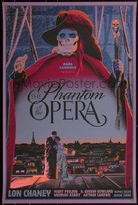 2a0150 PHANTOM OF THE OPERA #87/100 24x36 art print 2013 Laurent Durieux artwork of Lon Chaney!