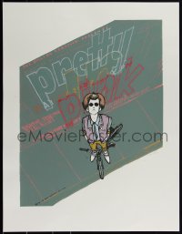 2a0158 PRETTY IN PINK artist signed #112/325 20x26 art print 2008 Mondo, Jay Ryan art, Alamo!