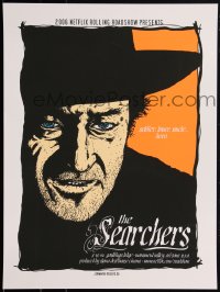 2a0185 SEARCHERS 17x23 art print 2006 Mondo, Alamo Drafthouse, Rogers, Day Edition!