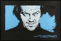 2a0188 SHINING artist signed #142/160 24x36 art print 2008 Mondo, Billy Perkins art, Alamo, blue ed.!