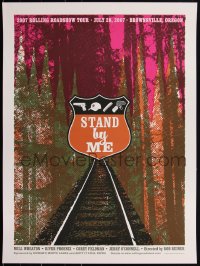 2a0197 STAND BY ME 24x33 art print 2007 railroad tracks art by Thomas Scott, Rolling Roadshow!