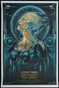 2a0203 STAR TREK: FIRST CONTACT #162/210 24x36 art print 2010 Mondo, Ken Taylor, regular edition!