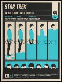 2a0201 STAR TREK #94/350 18x24 art print 2010 Olly Moss art for The Trouble with Tribbles: Spock!