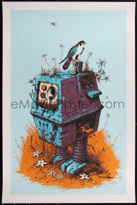 2a0212 STAR WARS #231/350 24x36 art print 2010 Mondo, Soto, Scrap Yard Power Droid, first edition!