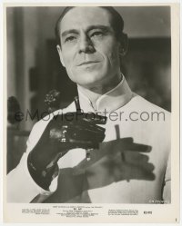 2b1730 DR. NO 8.25x10.25 still 1963 great close up of James Bond's villain Joseph Wiseman!