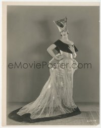 2b1735 EMPTY HANDS 8x10 key book still 1924 full-length pretty actress in wild elaborate outfit!