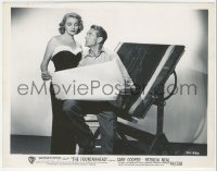 2b1752 FOUNTAINHEAD 8x10.25 still 1949 Gary Cooper shows plans to Patricia Neal, Ayn Rand classic!