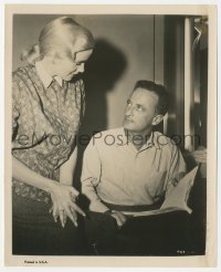 2b1769 HATFUL OF RAIN candid 8x10 still 1957 Eva Marie Saint with director Fred Zinnemann on set!