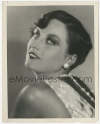 2b1793 JOAN CRAWFORD deluxe 8x10 still 1929 sexy young head & shoulders portrait wearing sequins!