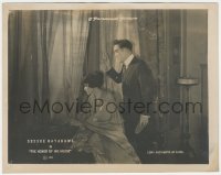 2b1677 HONOR OF HIS HOUSE 8x10 LC 1918 Sessue Hayakawa standing by Japanese-American Florence Vidor