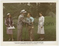 2b1807 LEAVE HER TO HEAVEN color 8x10.25 still 1945 Gene Tierney, Cornel Wilde, Hickman on crutches!