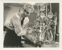 2b1820 MAN THEY COULD NOT HANG 8x10 key book still 1939 Boris Karloff c/u in laboratory by MB Paul!