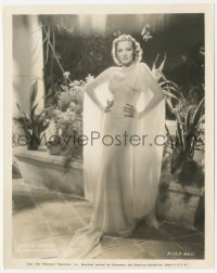 2b1829 MARLENE DIETRICH 8x10 still 1935 full-length Paramount portrait in sheer gown from Desire!