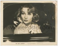 2b1842 MY MAN GODFREY 8x10.25 still 1936 great close up of Carole Lombard looking out car window!