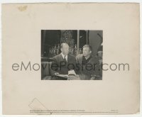 2b1847 NOTORIOUS candid 8x10 key book still 1946 Alfred Hitchcock going over script w/ Claude Rains!