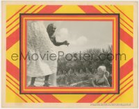 2b1490 REVENGE OF THE CREATURE 8x10 still on 11x14 background 1955 monster attacking little girl!