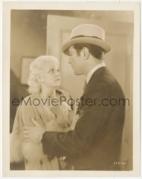 2b1864 SECRET 6 8x10.25 still 1931 Johnny Mack Brown stares lovingly at sexy young Jean Harlow!