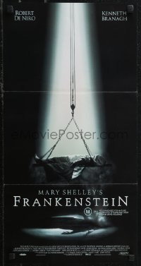 2b0937 MARY SHELLEY'S FRANKENSTEIN Aust daybill 1994 Kenneth Branagh directed, Robert De Niro as the monster!