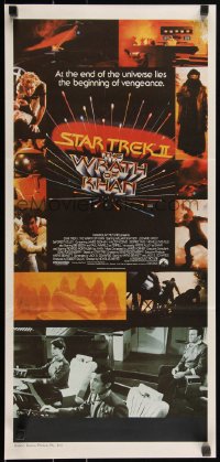 2b0967 STAR TREK II Aust daybill 1982 The Wrath of Khan, Leonard Nimoy, William Shatner