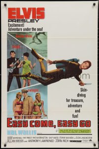 2b1048 EASY COME, EASY GO 1sh 1967 scuba diver Elvis Presley looking for adventure & fun!