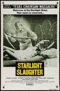 2b1053 EATEN ALIVE 1sh 1977 Tobe Hooper, wild image of sexy bound girl on bed, Starlight Slaughter!