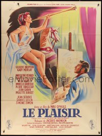 2b0292 LE PLAISIR style C French 1p 1952 Ophuls adaptation of de Maupassant, Grinsson, ultra rare!